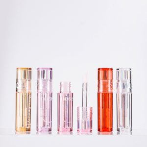 PETG Clear Lip Gloss Tube 4.5ml Round Lip Gloss Bottle Packaging