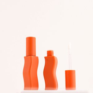 5ml Irregular Wavy Lip Gloss Tube Packaging