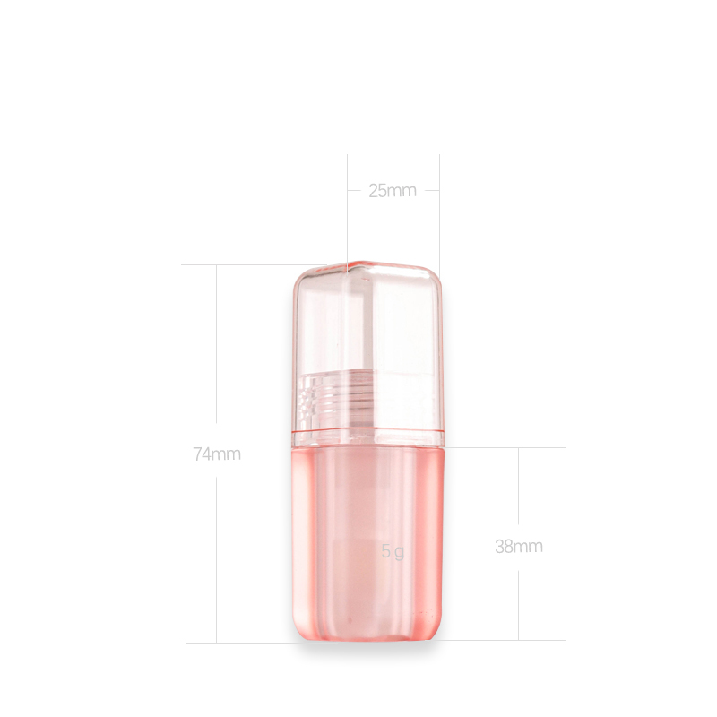 5ml Square Semi-transparent Lip Gloss Tube Packaging - Image 5
