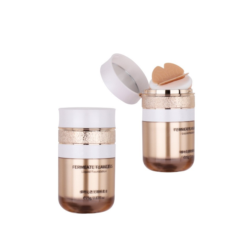 30g Vacuum Press Butterfly Powder Puff Cushion Bottle - Image 5