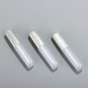 3ml ABS Frosted Minimalist Round/Square Lip Gloss Tube Packaging
