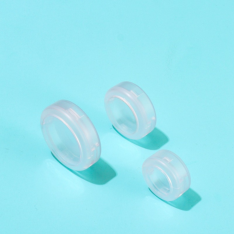 Round Matte Frosted Monochrome Transparent High-gloss Box Packaging Material - Image 3