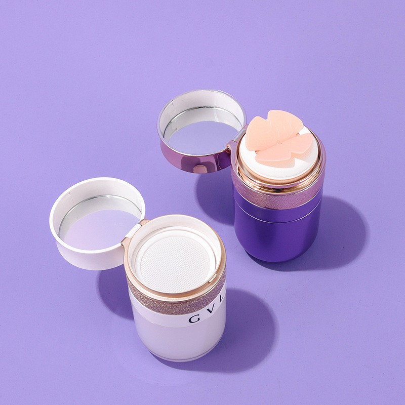 30g Vacuum Press Butterfly Powder Puff Cushion Bottle - Image 4