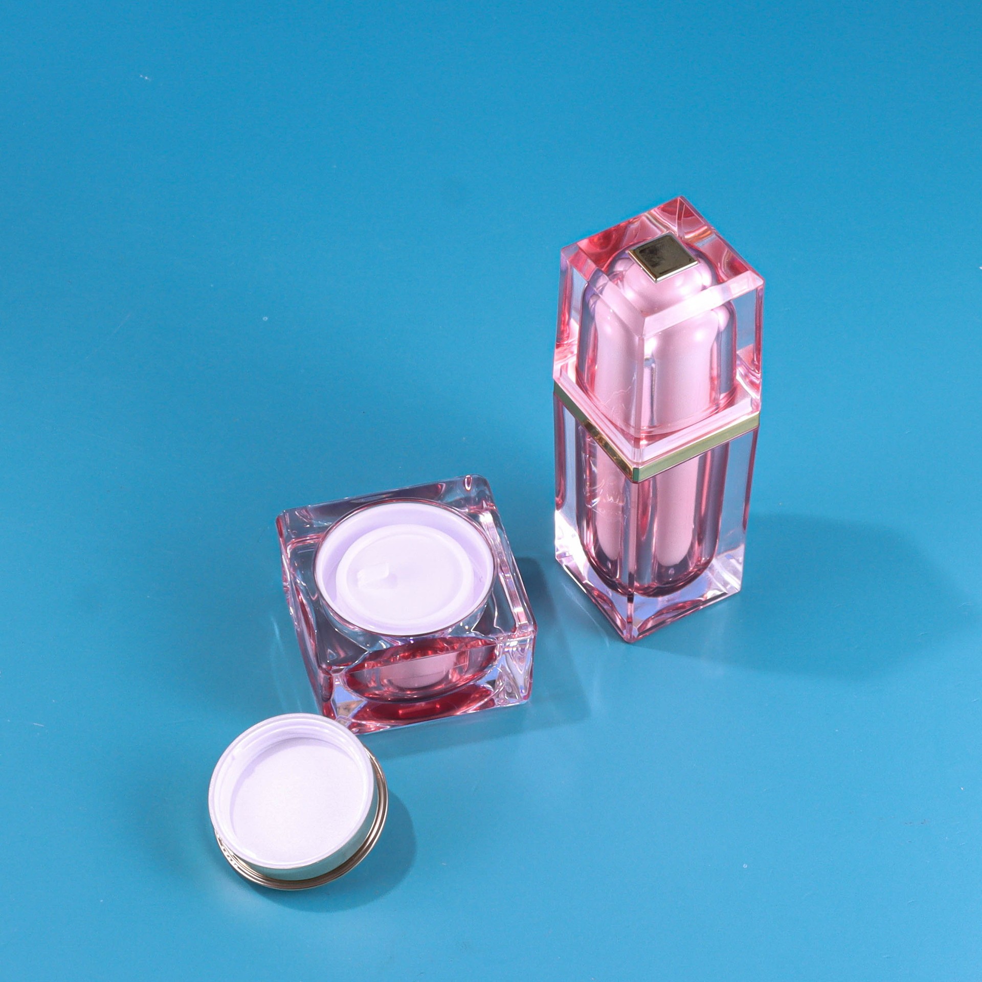10g 15ml 30ml Acrylic Bow Cream Bottle - Image 2