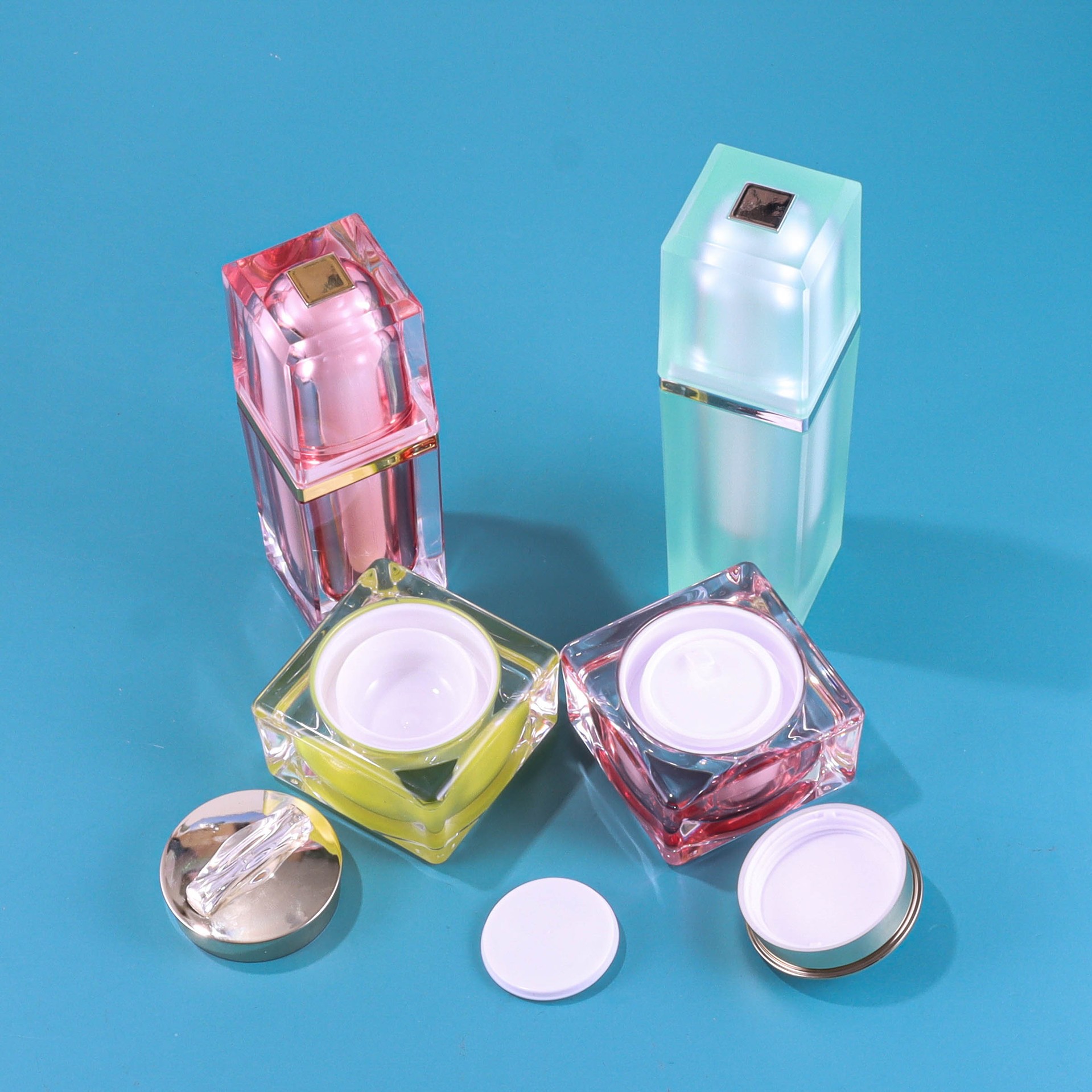10g 15ml 30ml Acrylic Bow Cream Bottle - Image 4