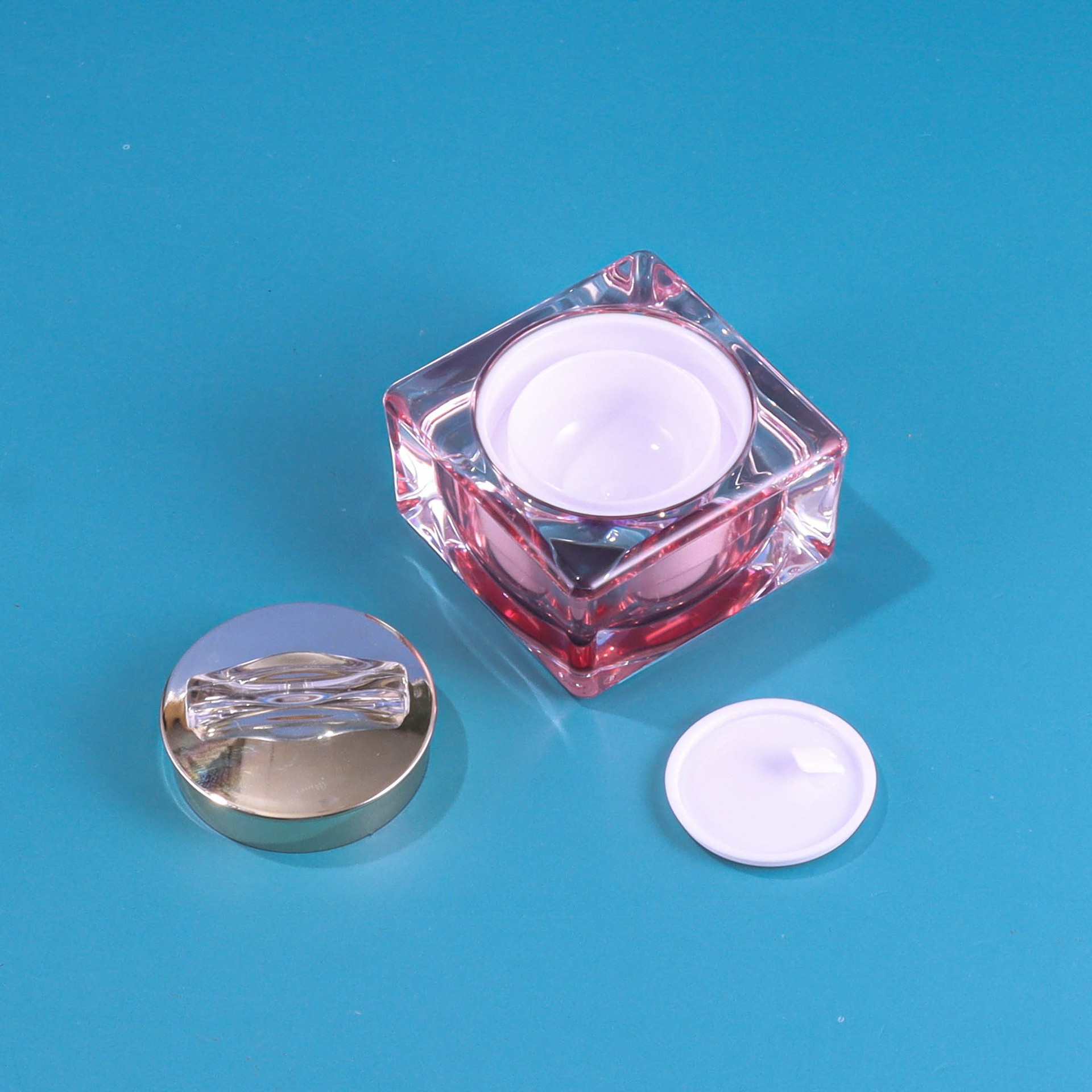 10g 15ml 30ml Acrylic Bow Cream Bottle - Image 3