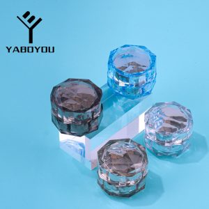 5g Polygonal Irregular Acrylic Crystal Cream Jar