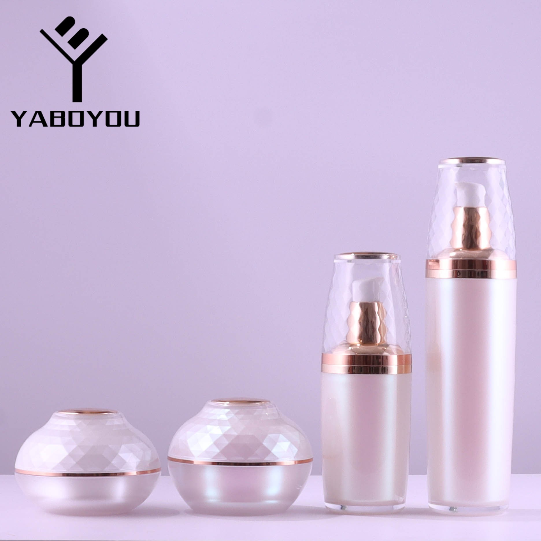 Acrylic Skincare Product Set Bottle