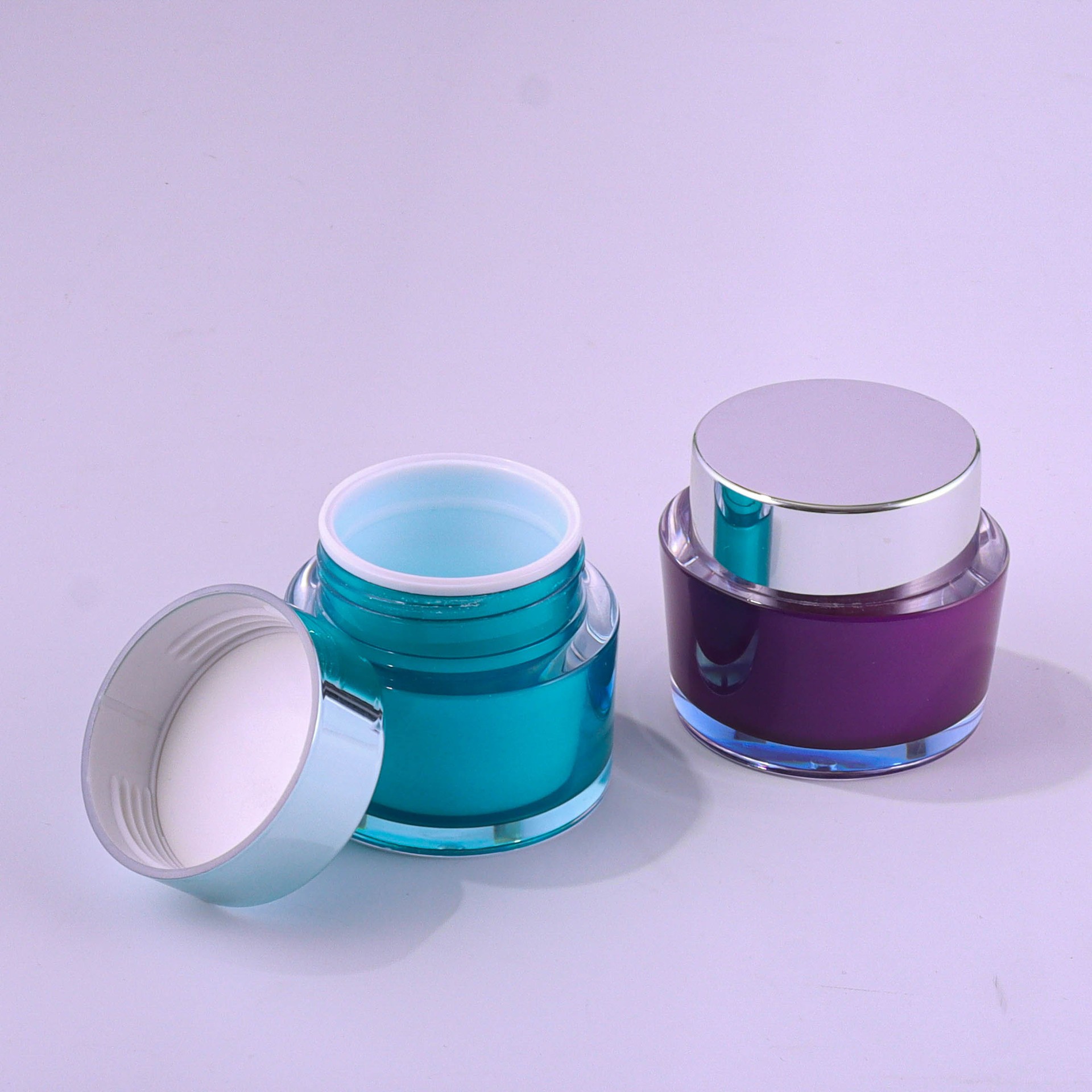 50g Oval Acrylic Cream Jar - Image 2