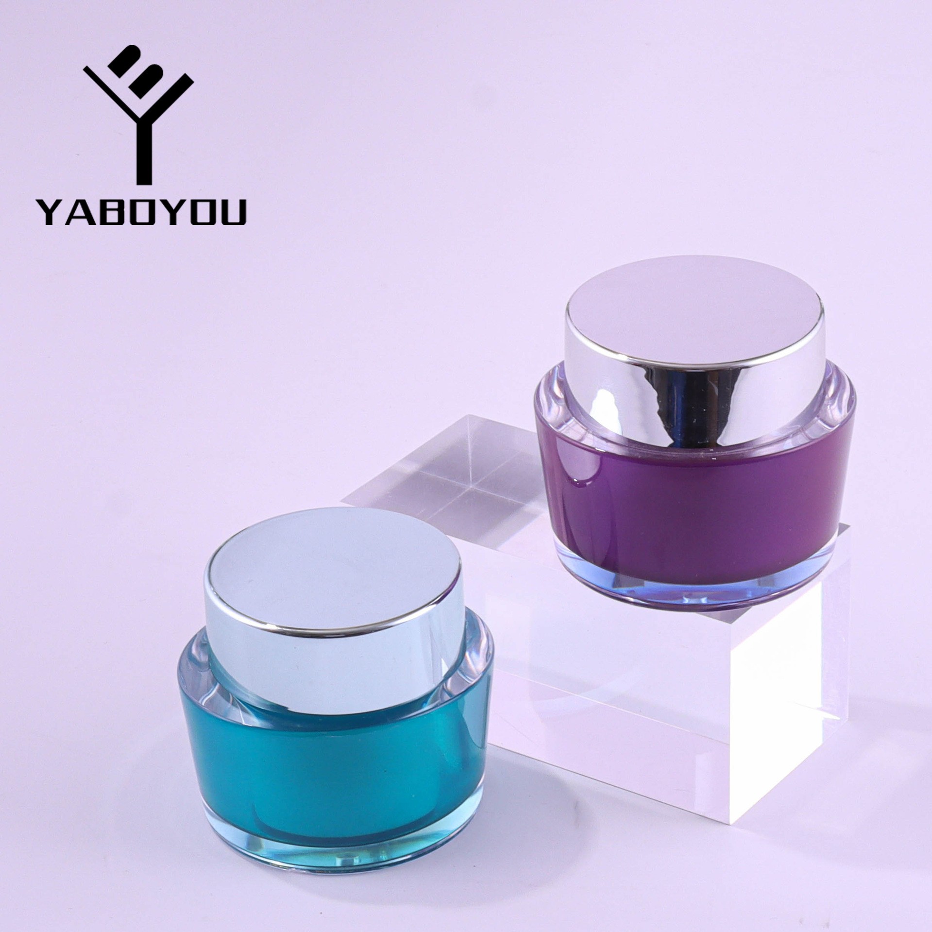 50g Oval Acrylic Cream Jar