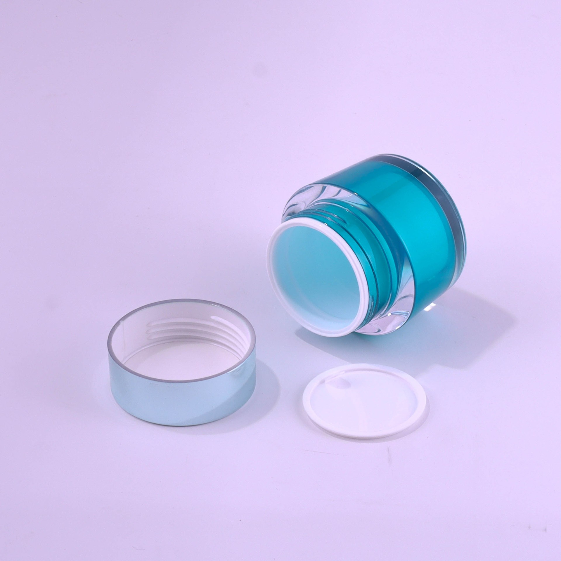 50g Oval Acrylic Cream Jar - Image 4