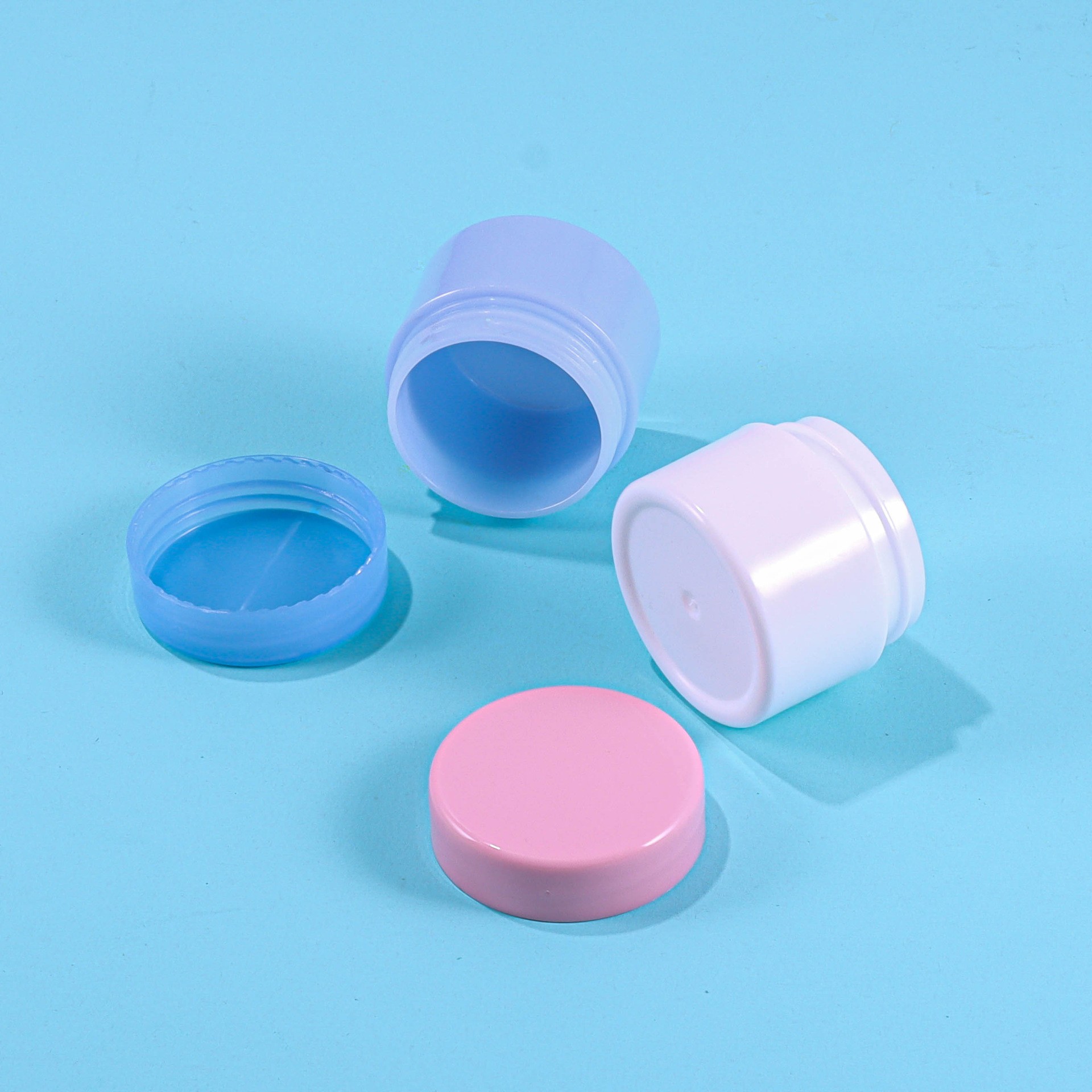 20g Round PETG Plastic Sample Cream Bottle - Image 3