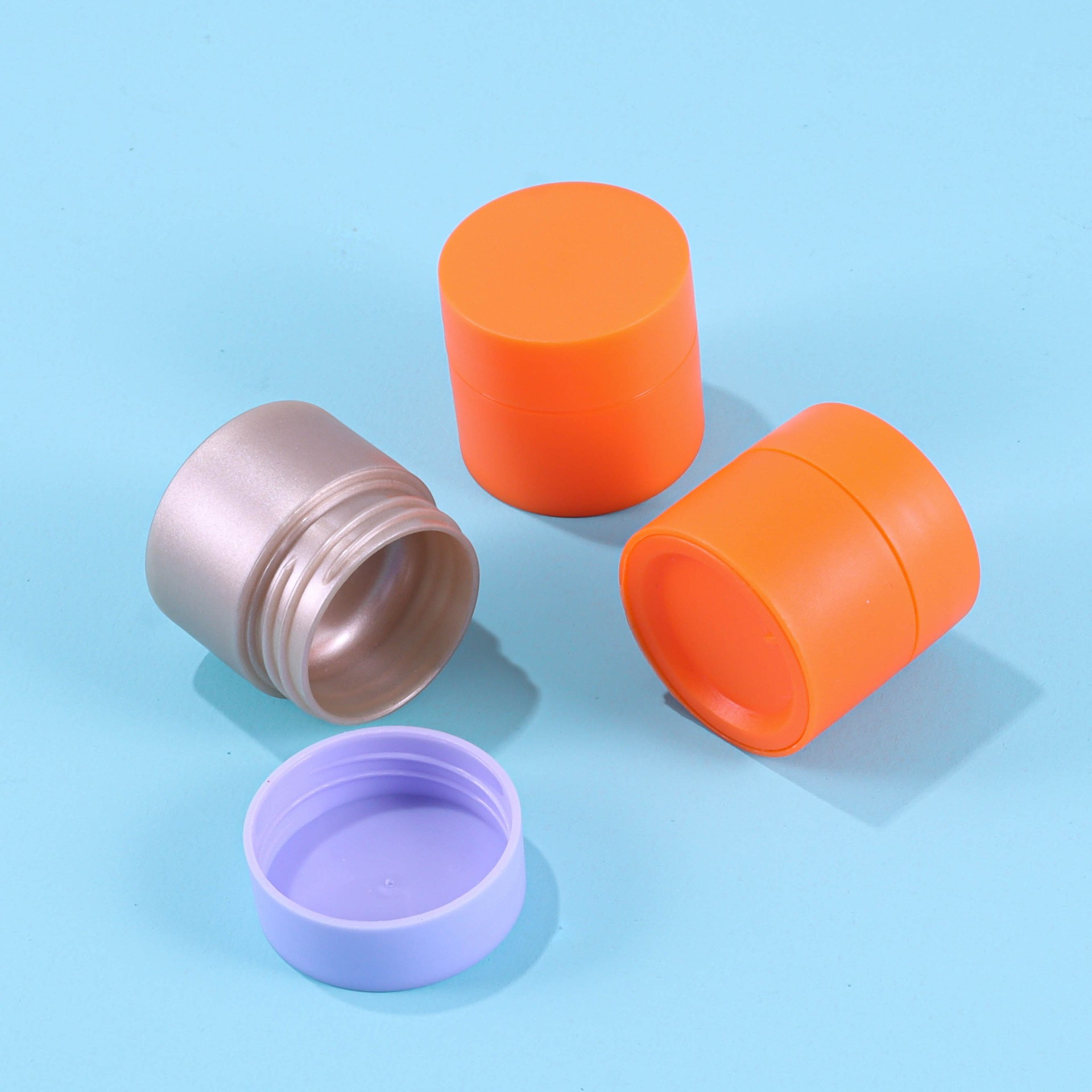 PP Frosted Plastic Sample Cream Bottle - Image 2