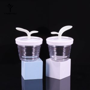 100ml Wide-mouth Transparent Herbal Ointment Bottle