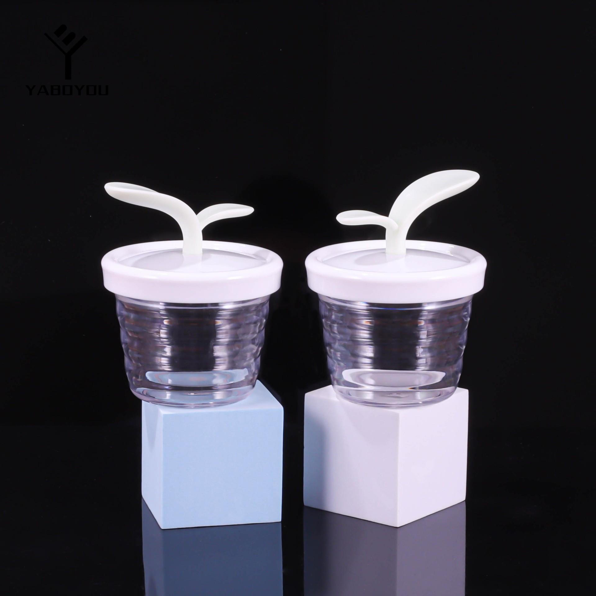 100ml Wide-mouth Transparent Herbal Ointment Bottle