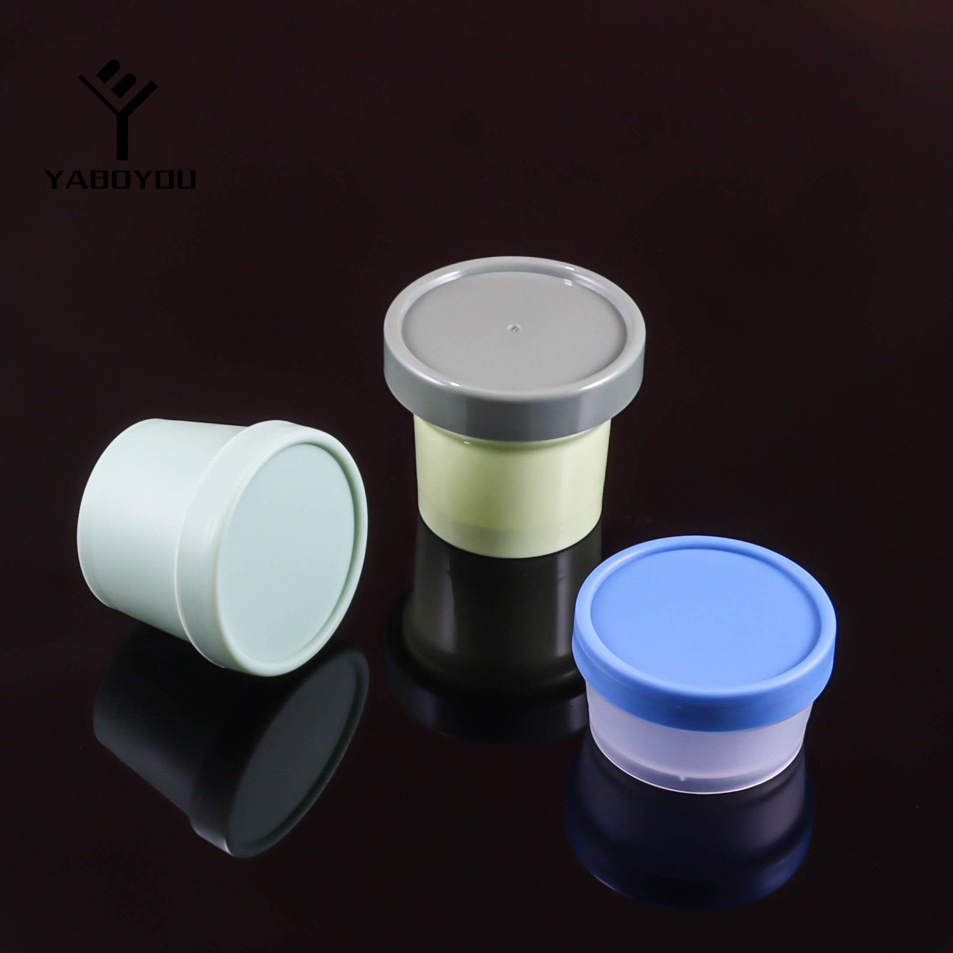 40g 50g 100g Colored Straight-Barrel Facial Mask Bottle