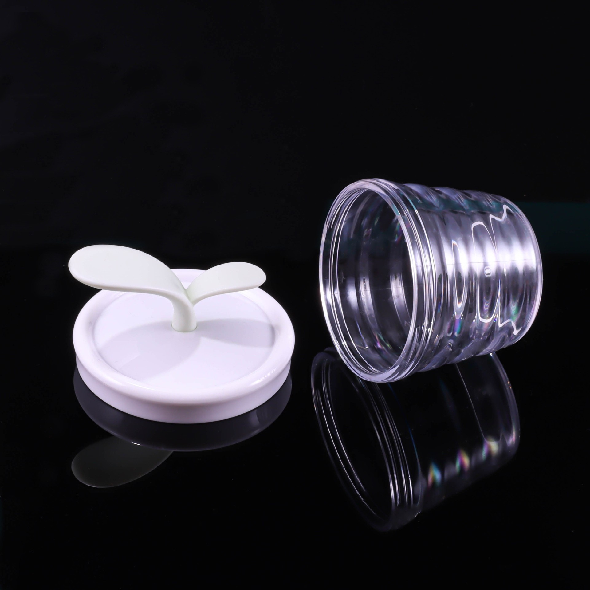 100ml Wide-mouth Transparent Herbal Ointment Bottle - Image 3