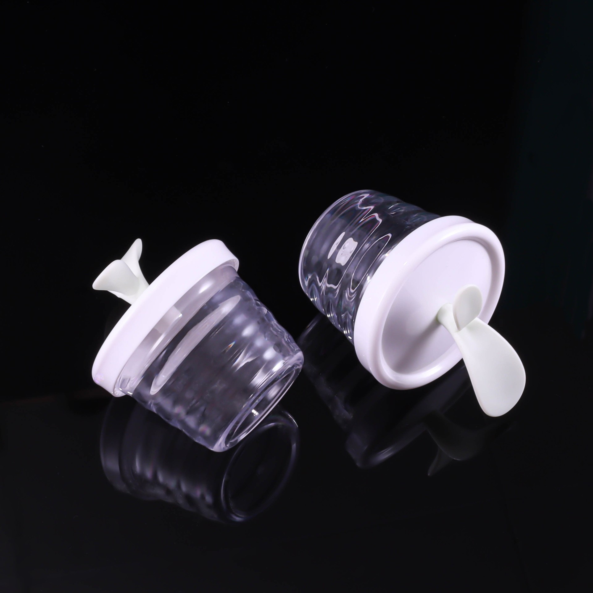 100ml Wide-mouth Transparent Herbal Ointment Bottle - Image 2