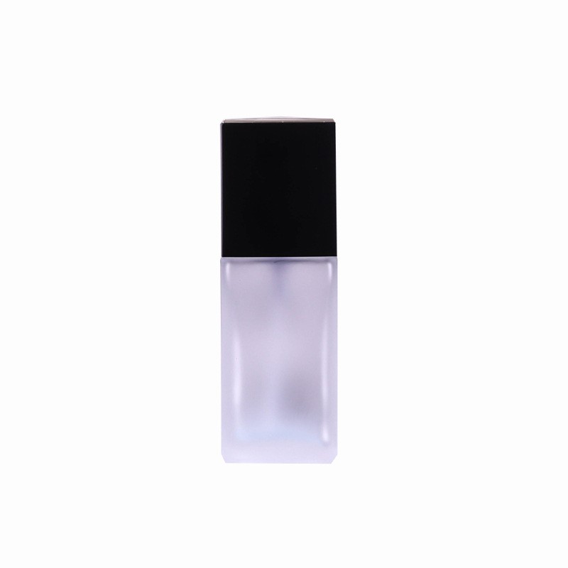 30ml Foundation Bottle, Square Frosted Serum Dispenser - Image 5
