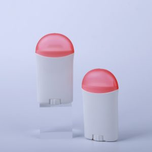 40g Oval Plastic Twist up Deodorant Stick Container