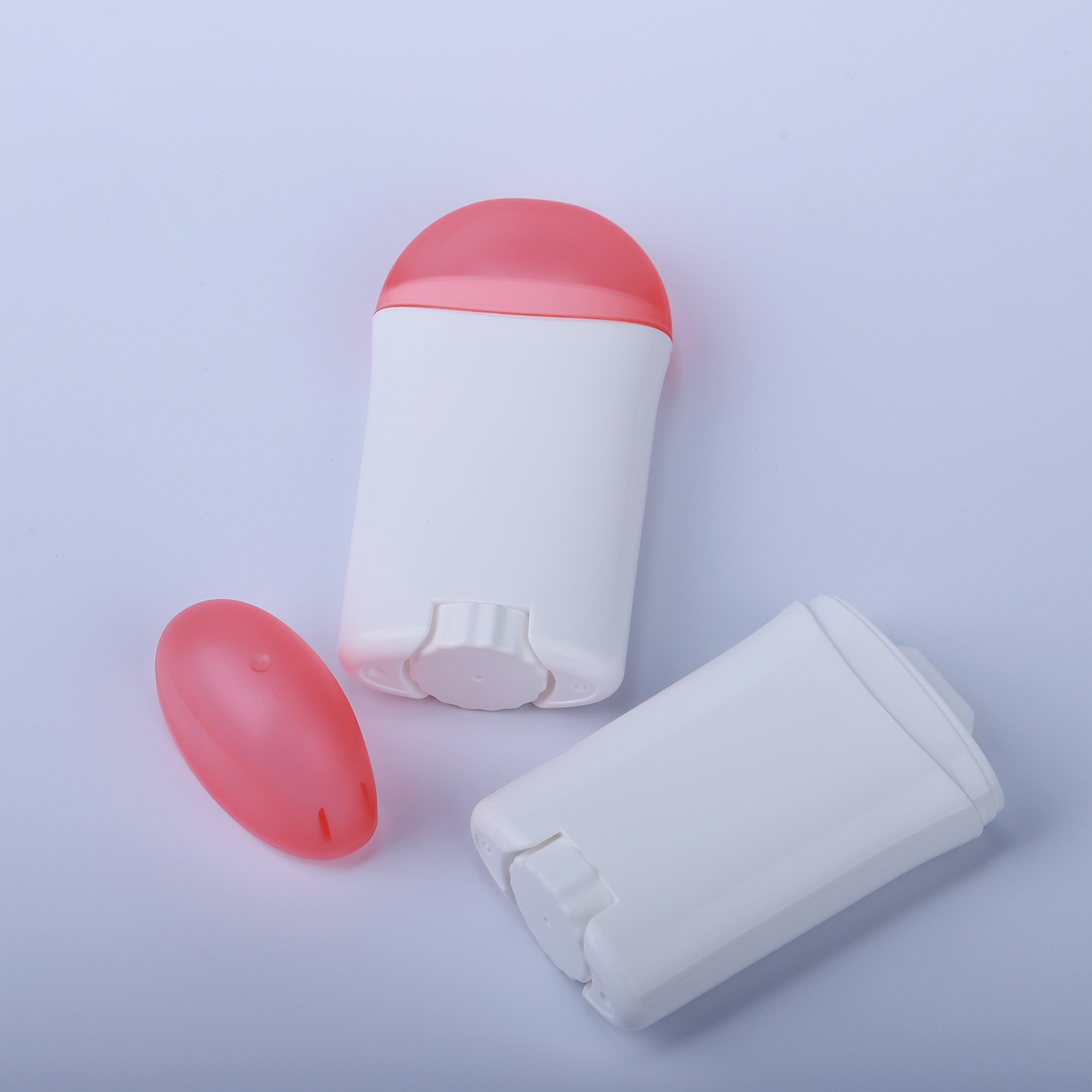 40g Oval Plastic Twist up Deodorant Stick Container - Image 4