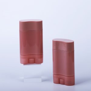 60g Empty PP Oval Twist Deodorant Stick Container