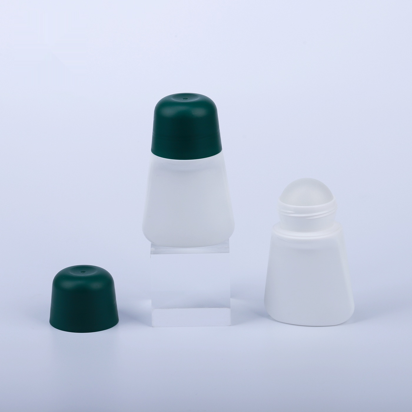 50ml Empty Plastic PP Oval Roll on Bottles - Image 2