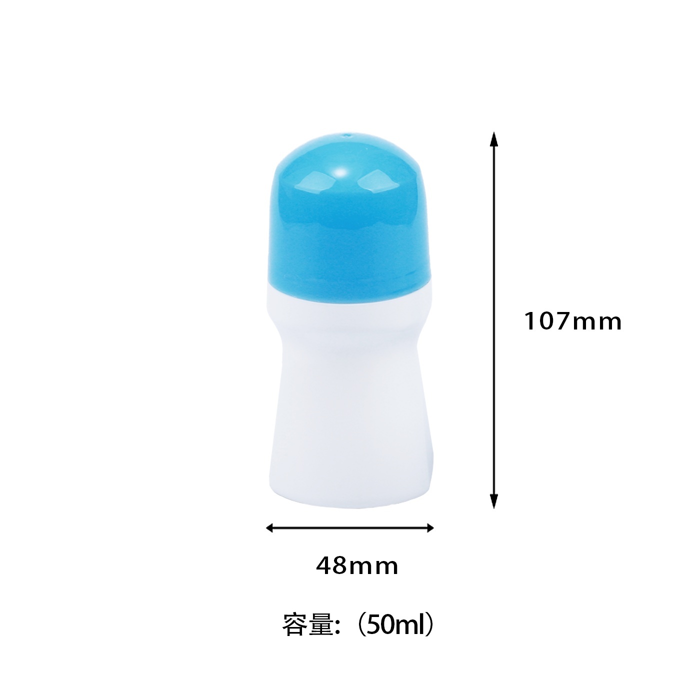 50ml Empty PP Roll Bottles Screw Cap - Image 5