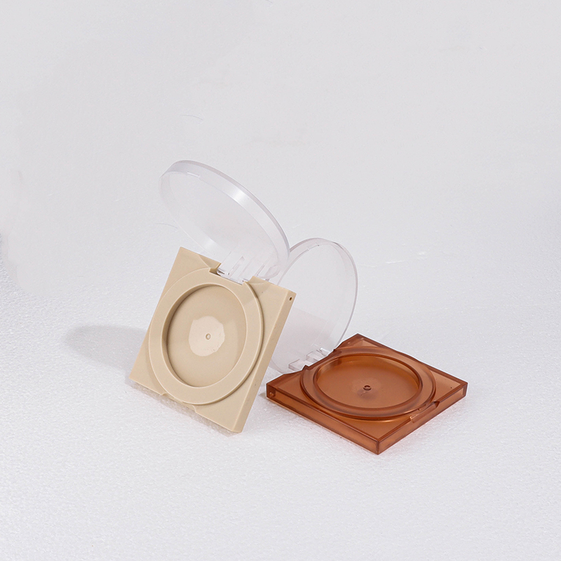 Square Box With Round Lid Powder Compact - Image 2