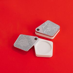 Portable Rotating Push-pull Lid Compact Box.