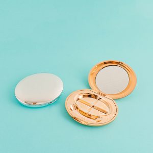 Gold Flip-top 4-color Eyeshadow Palette Packaging