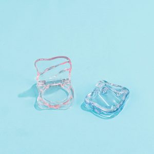 5ml Clear Wavy Lid Eyeshadow Case