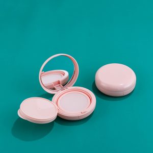 15ml Round Cushion BB Cream Case With Mesh Strainer