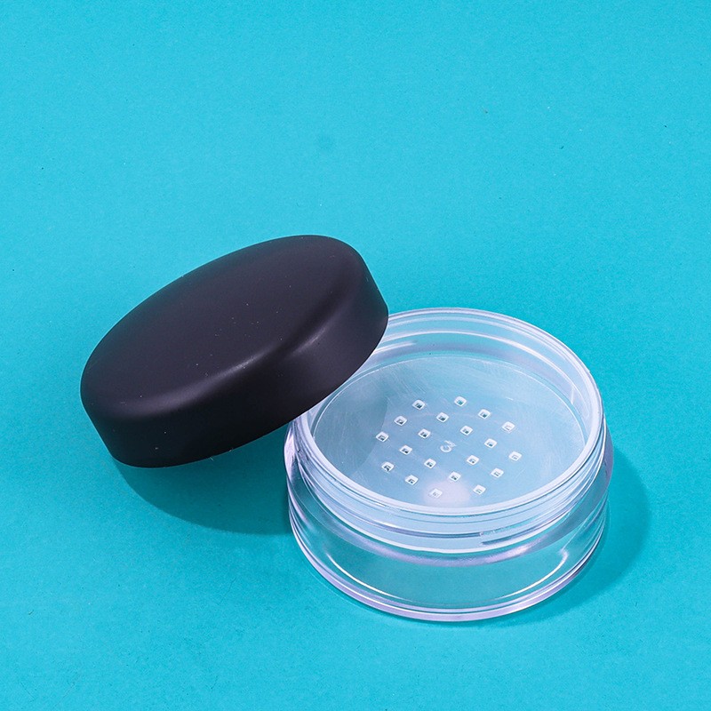 15g Screw-cap Loose Powder Empty Box With Powder Puff - Image 3