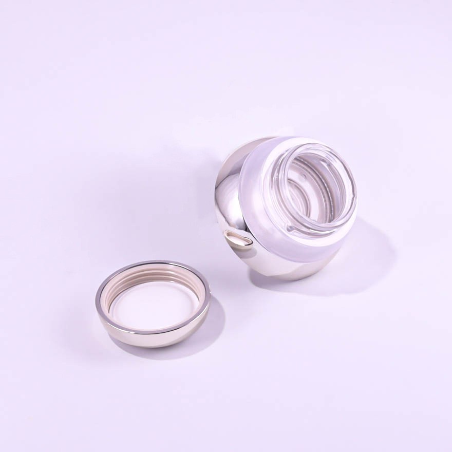 50g Glass Trapezoidal Cream Bottle - Image 3