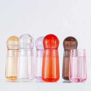 Empty Tube Of Fully Transparent Spiral Lipstick
