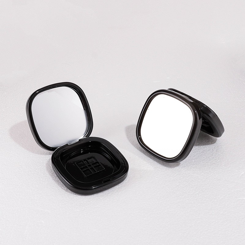 10g Top-mounted Mirror Powder Compact with Snap Clasp Single Eyeshadow Compact - Image 3