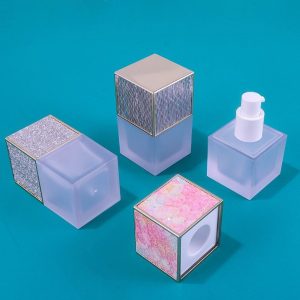 30g Square Weighted Frosted Skin-Style Sunscreen Bottle