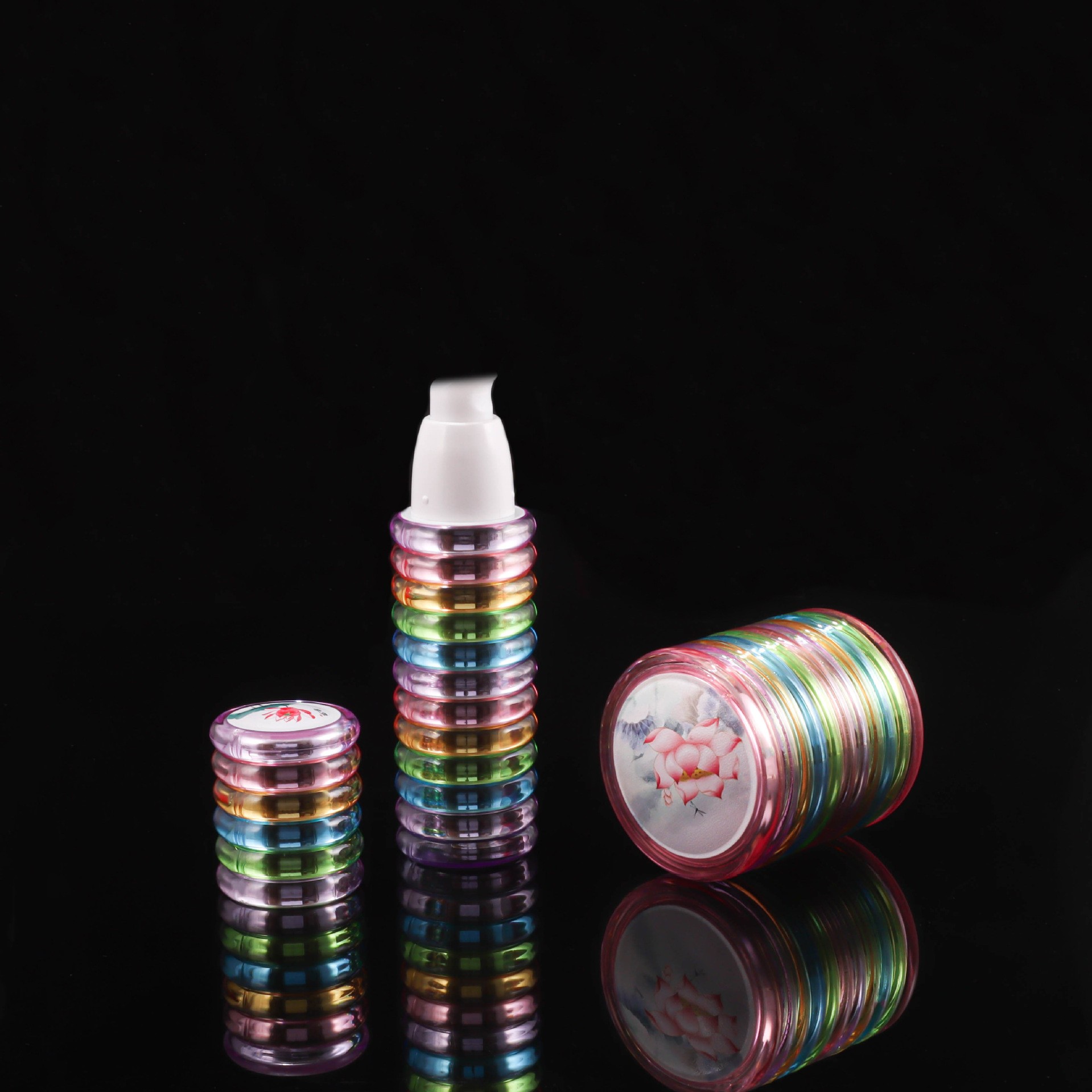Chinese-style Cream And Lotion Set Bottle - Image 2