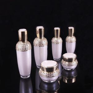 Acrylic Set Bottles: 30ml, 50ml, 100ml Lotion/Serum Bottles, 30g, 50g Cream Bottles.