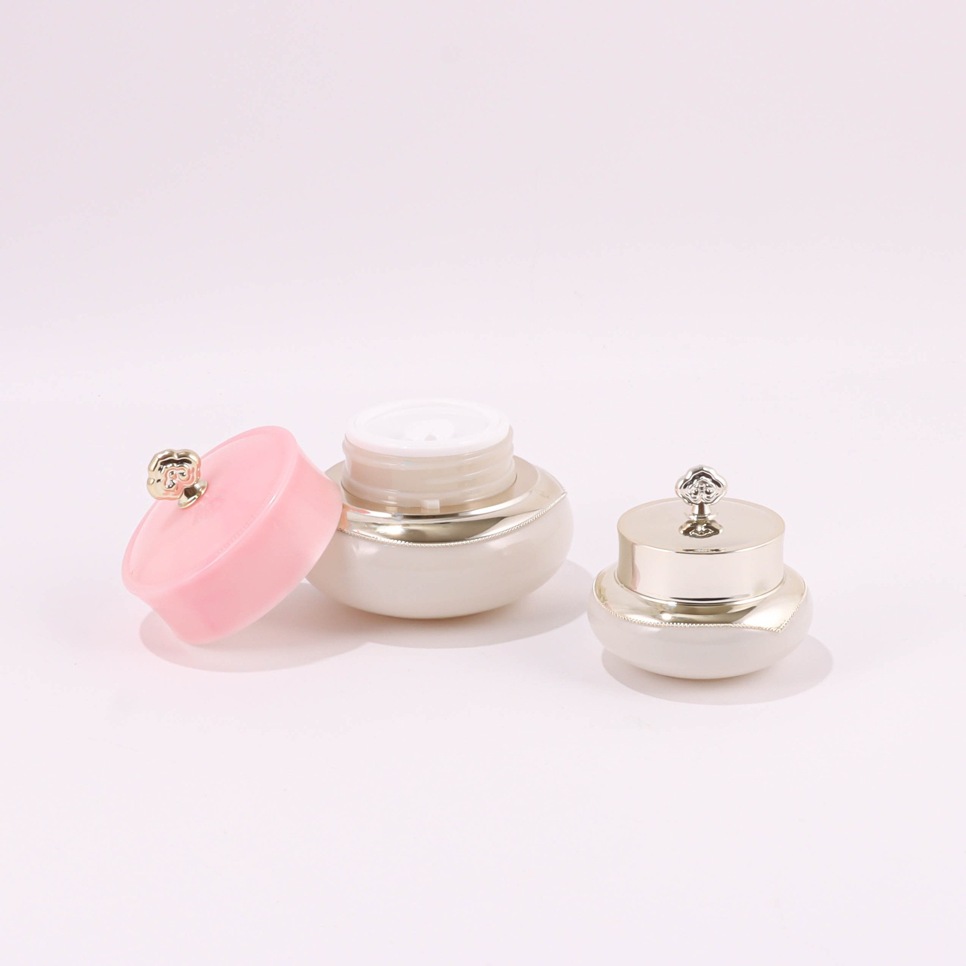 5g/30g/40g PETG Plastic Crown-shaped Face Cream Bottle - Image 3