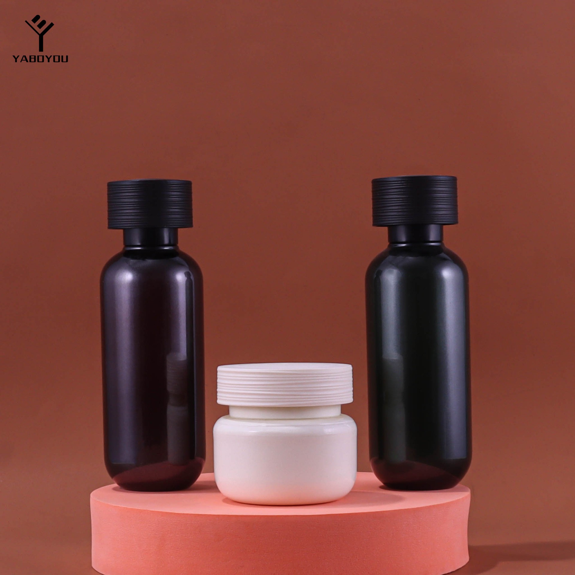 PET 120ml/180ml Essential Oil Dispensing Bottles, 50g Cream Jars