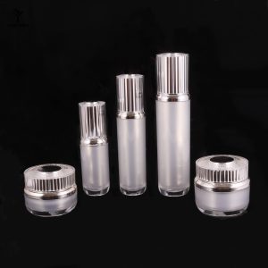 8-piece Set Of Straight Round Lotion/Cream Bottles