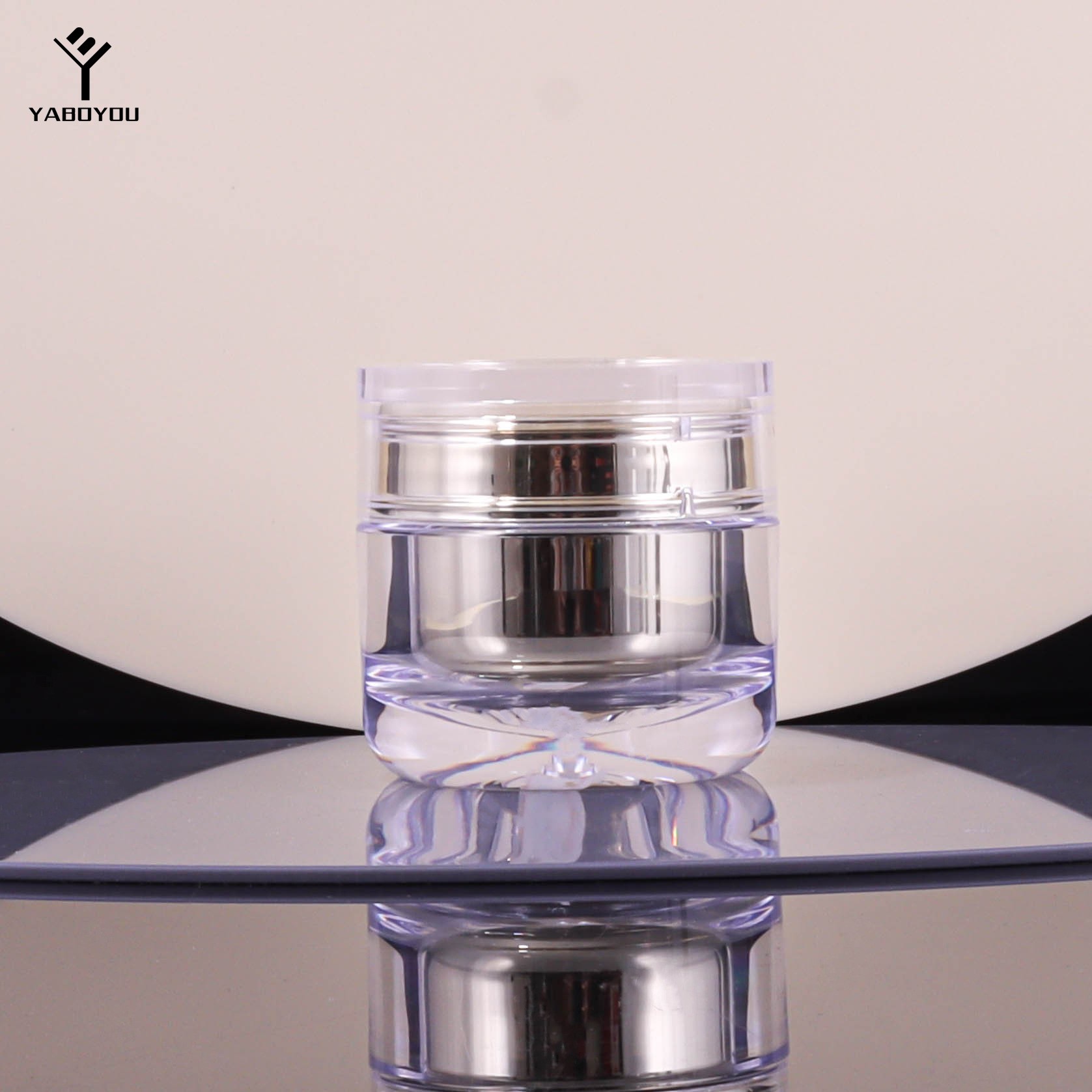 50g Acrylic Cream Jar With Gold Inner Plating