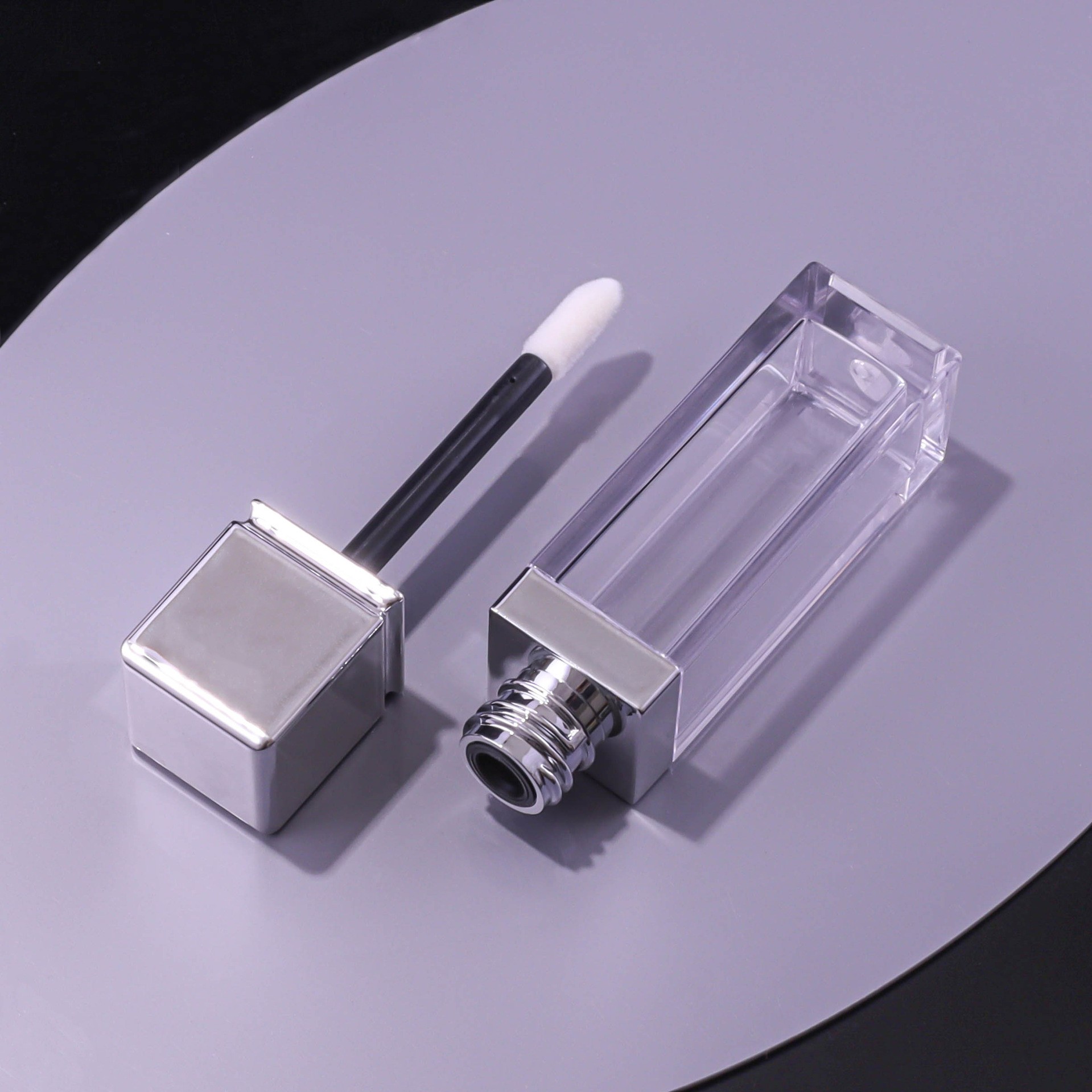 40ml Square Transparent Foundation Bottle - Image 3