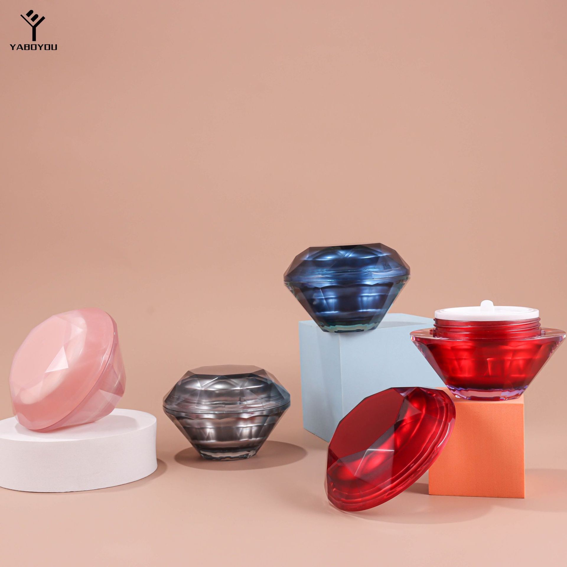 20g Polygonal Diamond Plaster Ice Bottle