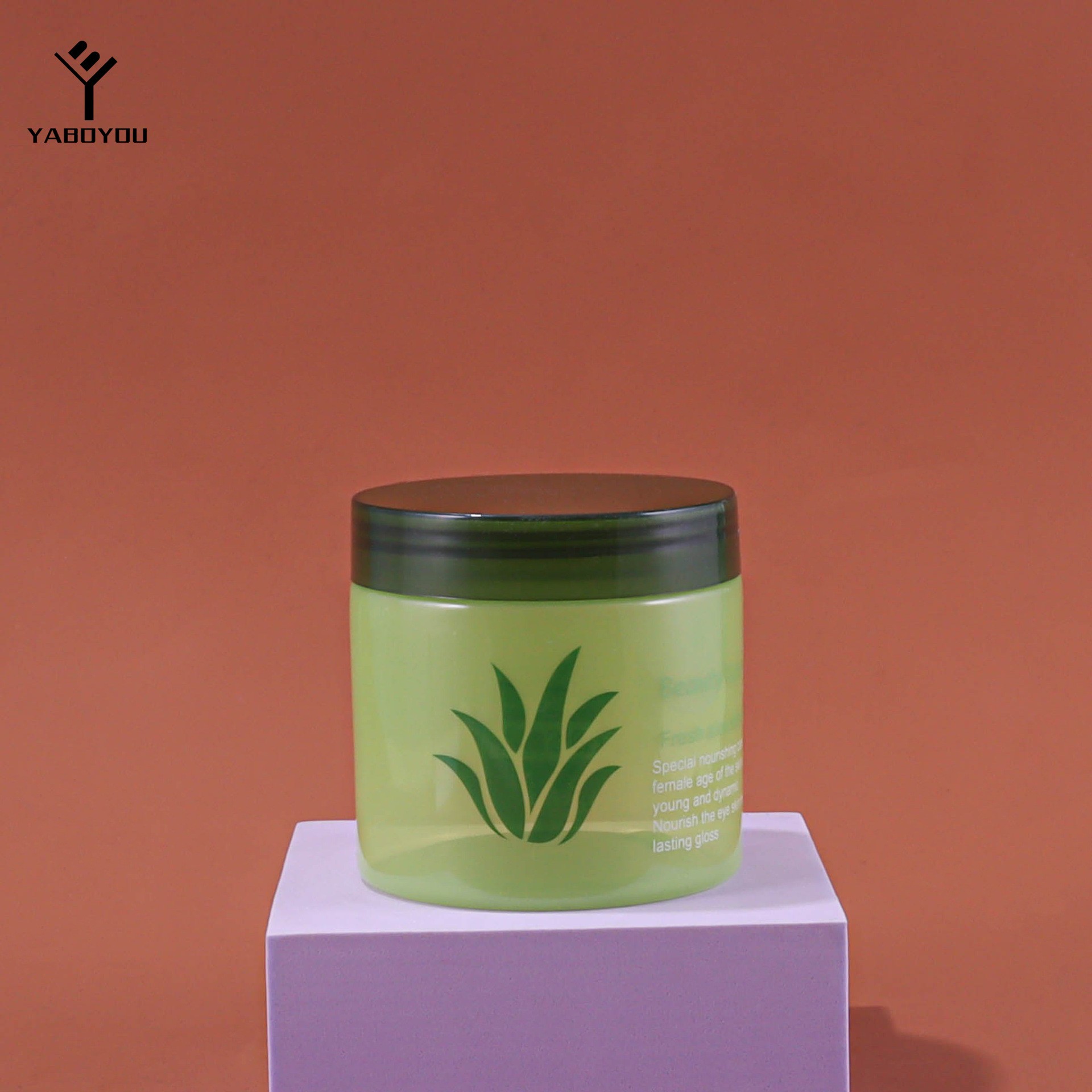 200g Large Capacity Transparent Injection Molded Cream Bottle