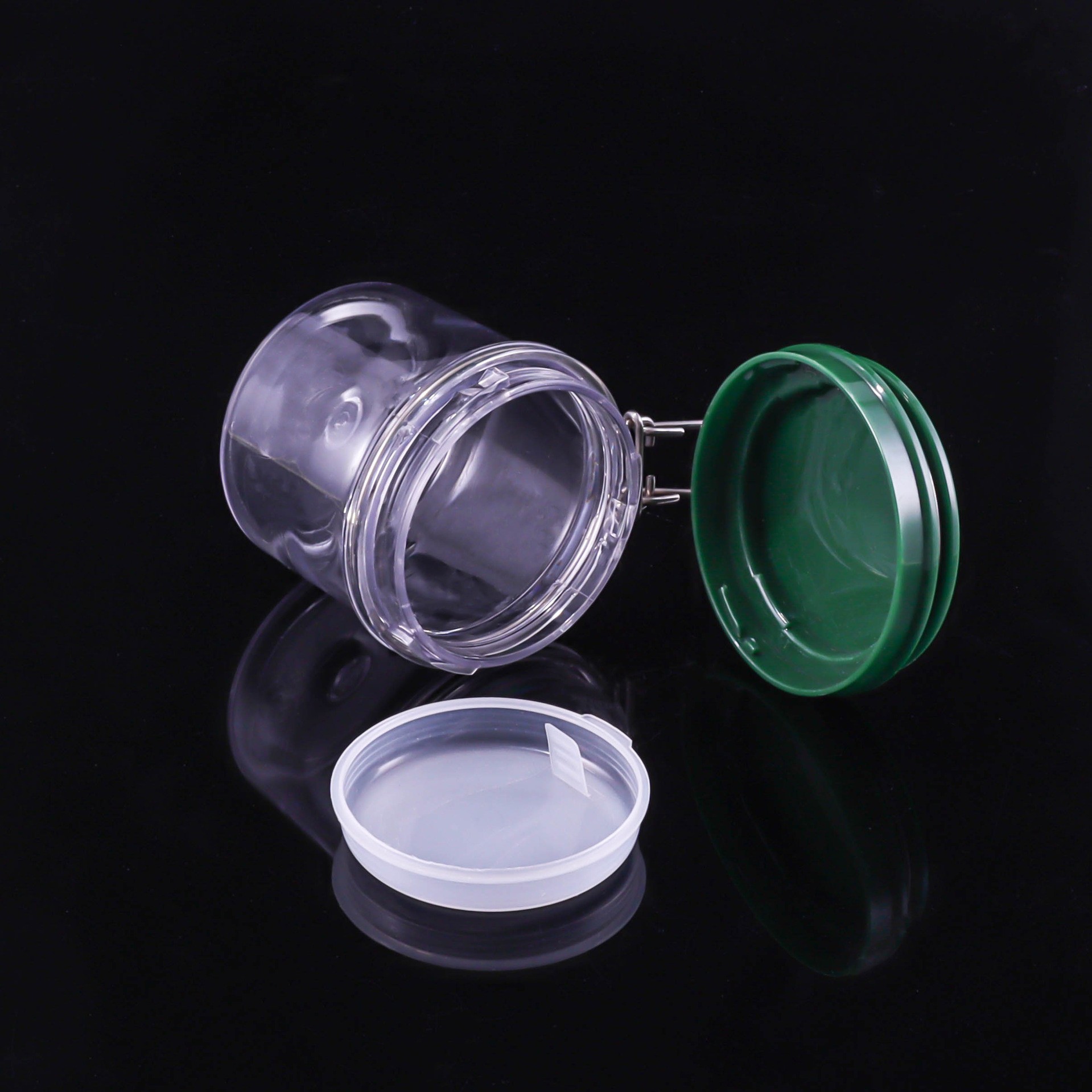 220ml Transparent PET Wide-Mouth Bottle - Image 3