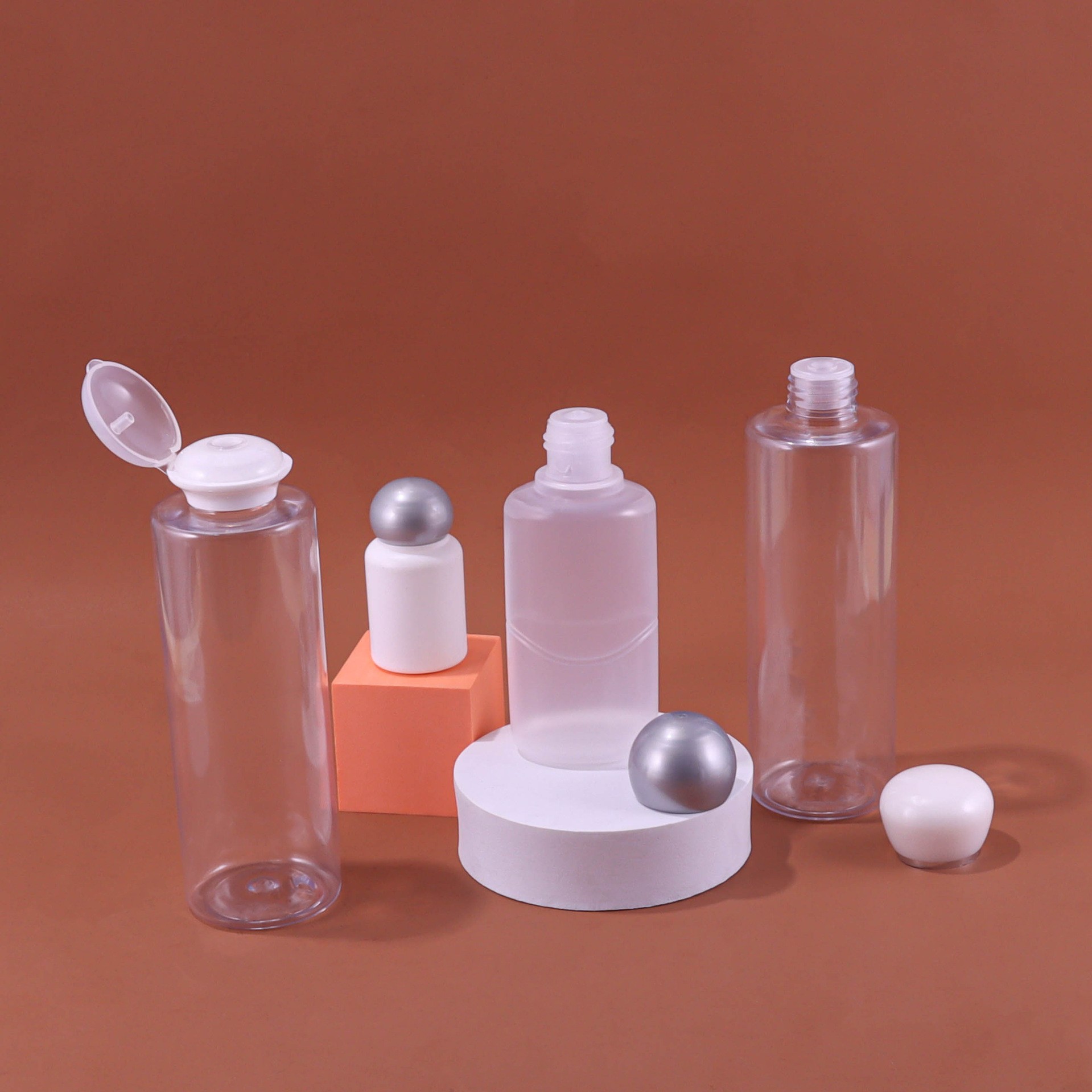35ml-260ml PET Lotion And Cream Set Bottles - Image 2