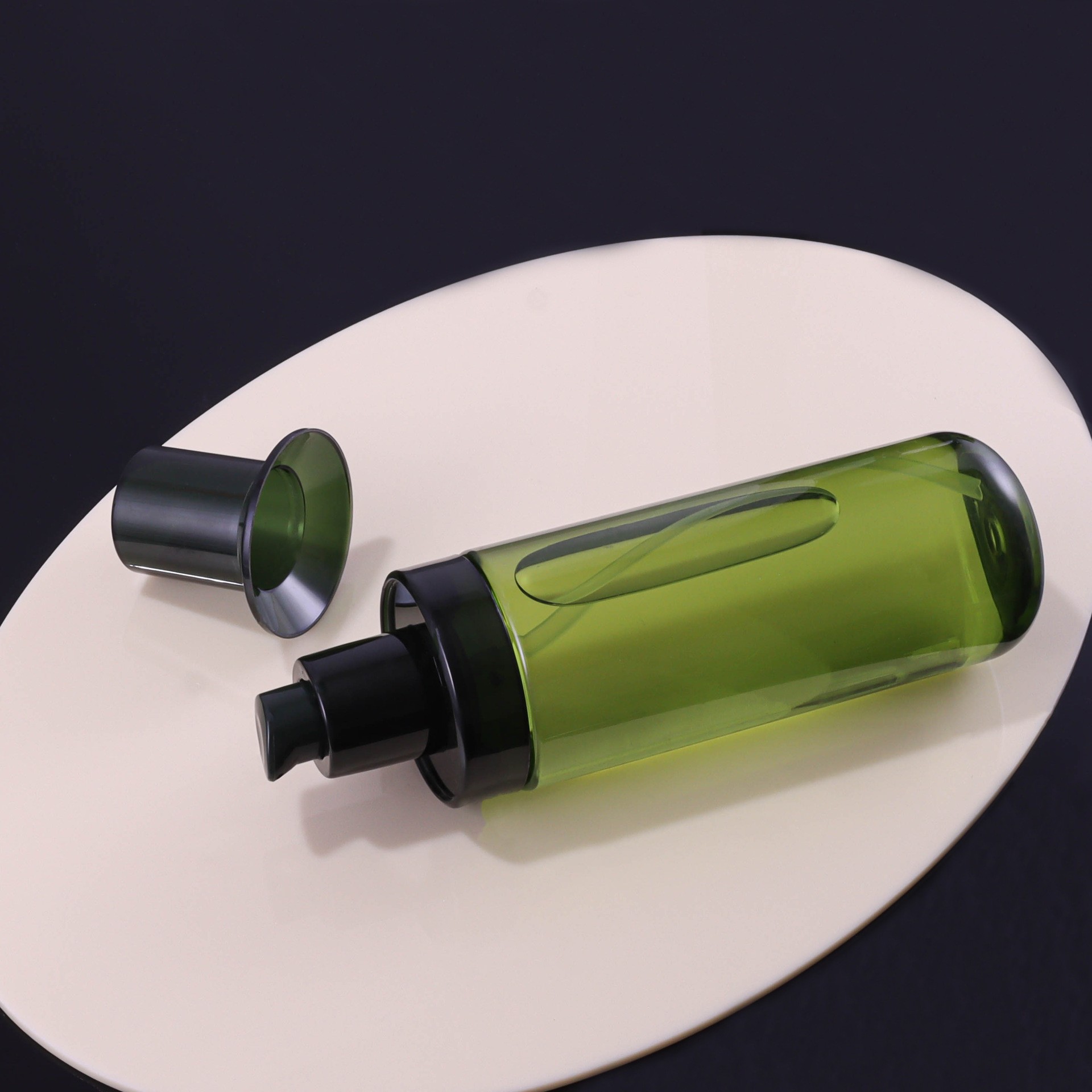Green Toner, Lotion, And Cream Set, 50g Cream Jar, 50ml Toner And Lotion Jar, 200ml And 300ml Bottles. - Image 3